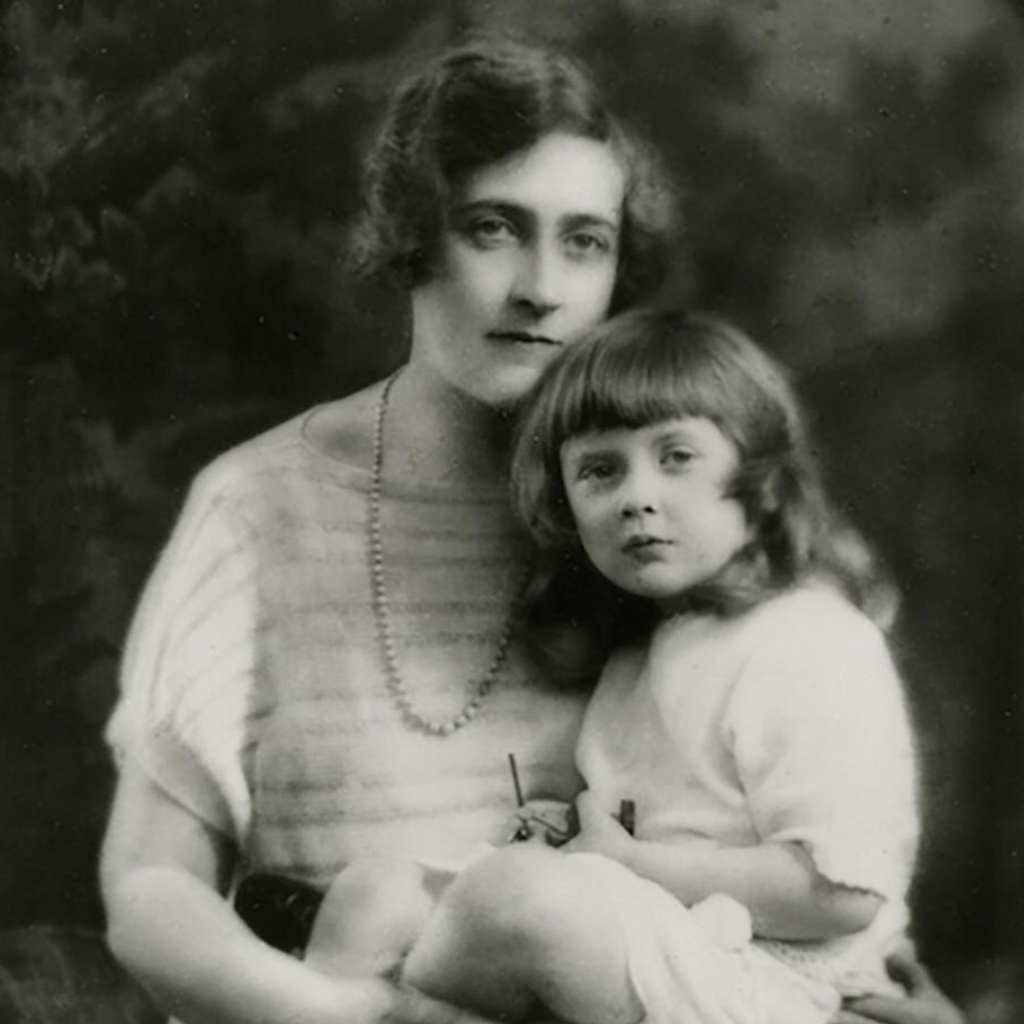 Agatha Christie and Daughter Rosalind Christie