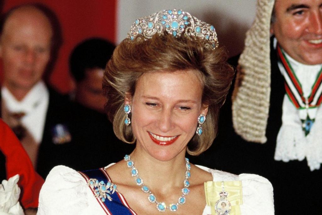 The Teck Turquoise Tiara Birgitte Duchess of Gloucester