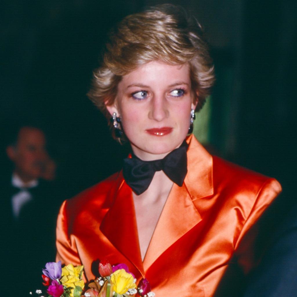 Princess Diana Bowtie Satin Jacket