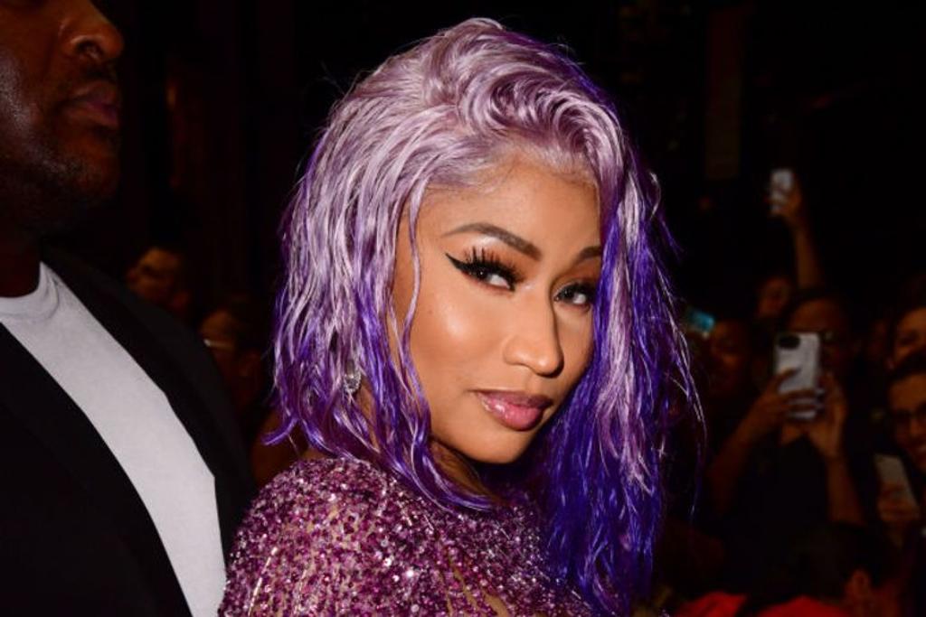 Nicki Minaj Purple Hair