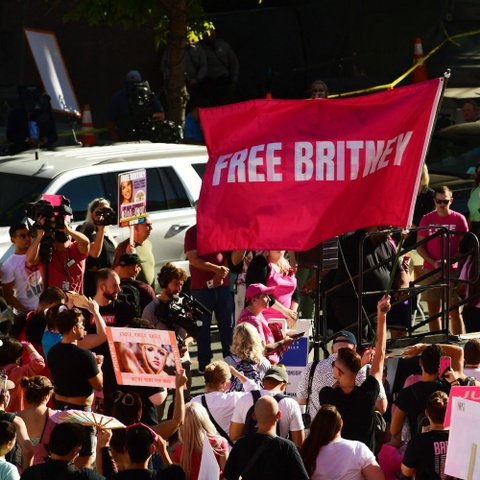 free britney spears protest