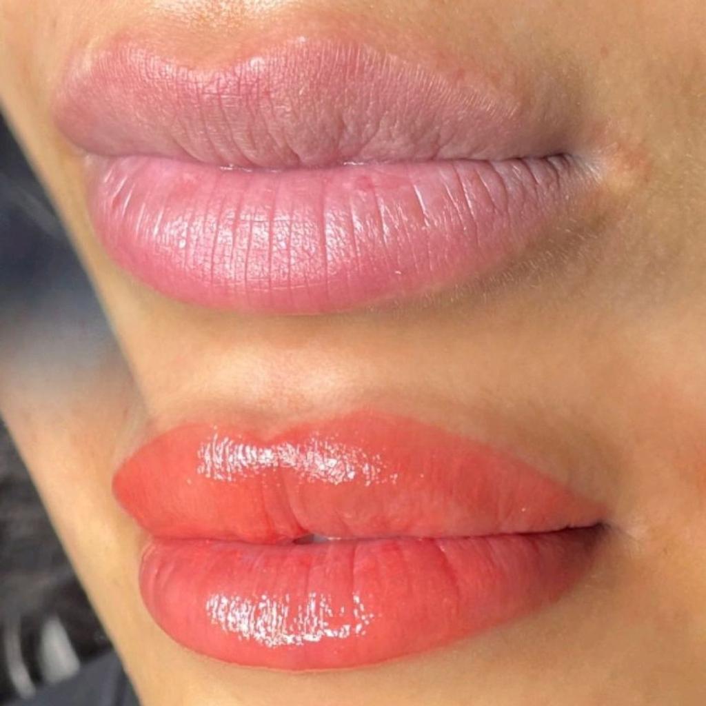 lip blushing makeup trends