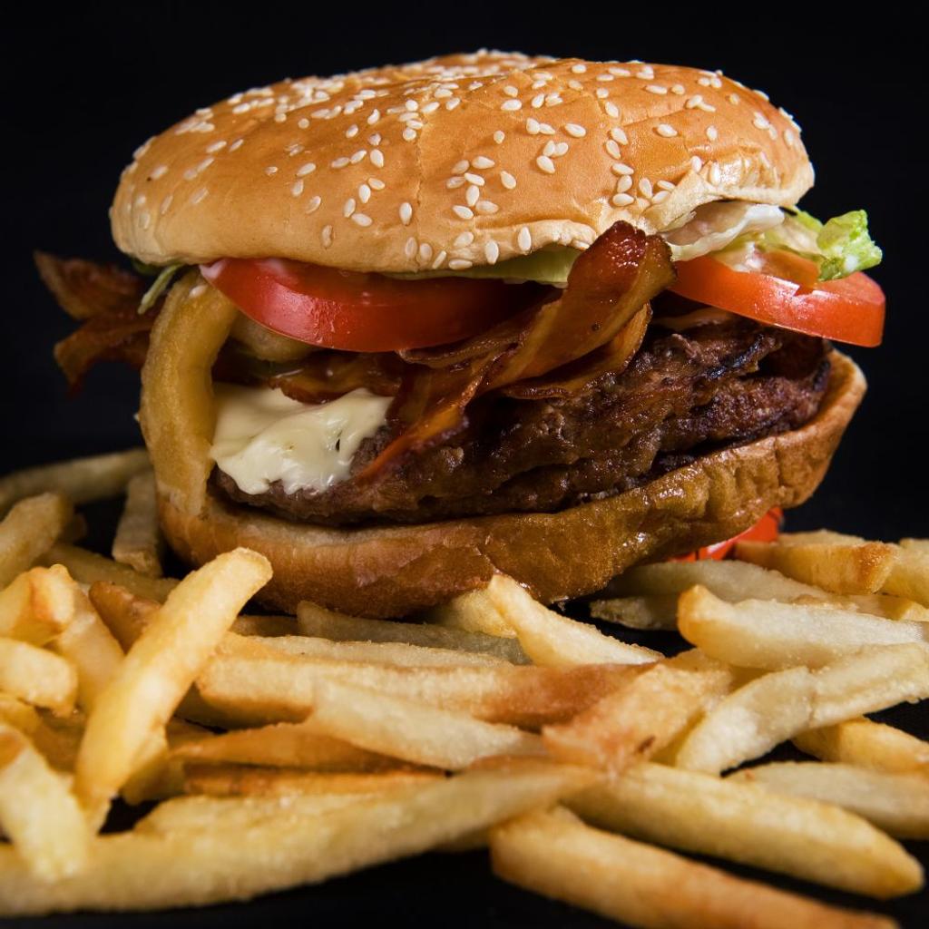 refined carbs unhealthy burger