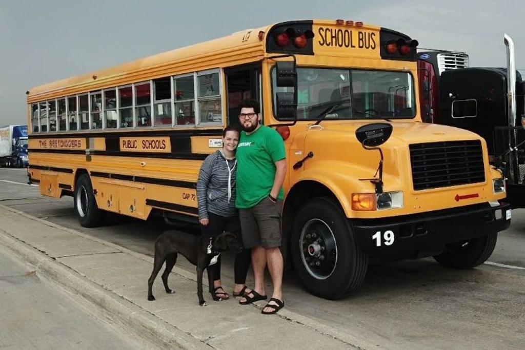 Couple Transforms School Bus