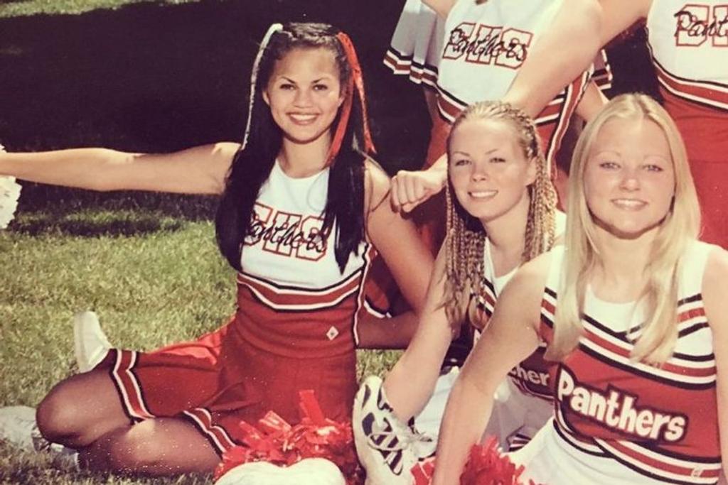 Chrissy, Teigen, Cheerleader, Teenager