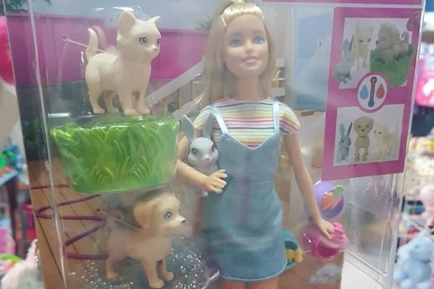 barbie doll animals pet