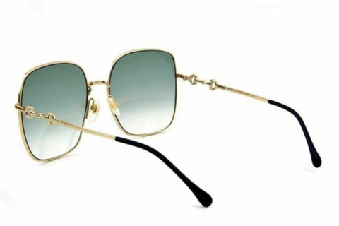 Gucci Gold Metal Square Sunglasses