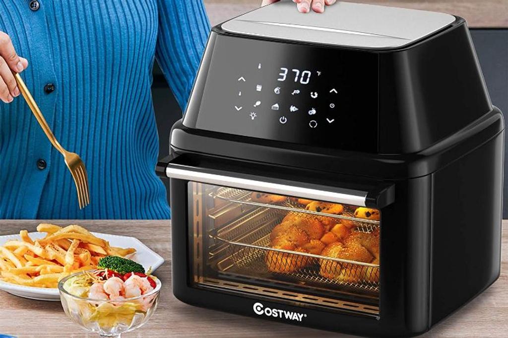 COSTWAY 8-in-1 Air Fryer Toaster Oven