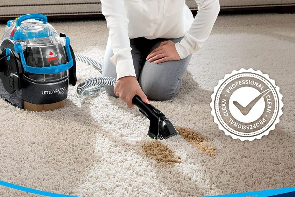 BISSELL Little Green Pro Portable Carpet Cleaner with Disinfectant Formula