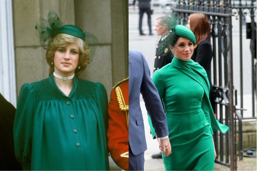 Green Hat Dress Meghan