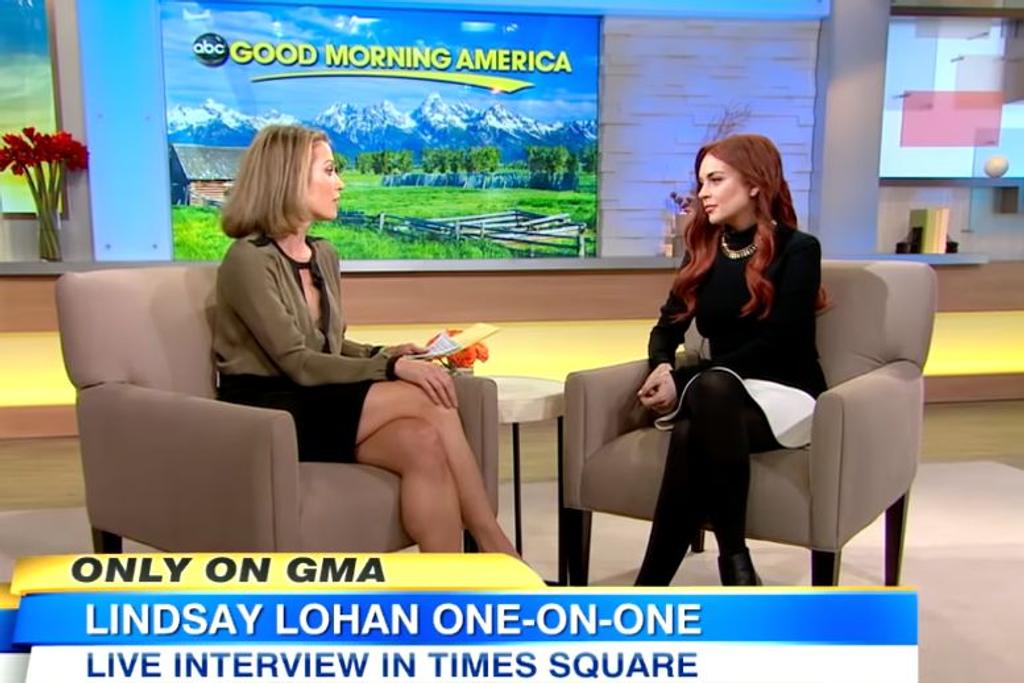 GMA Interview Lindsay Lohan