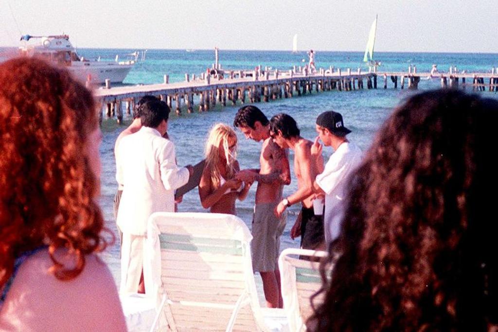 Tommy Pamela Beach Wedding