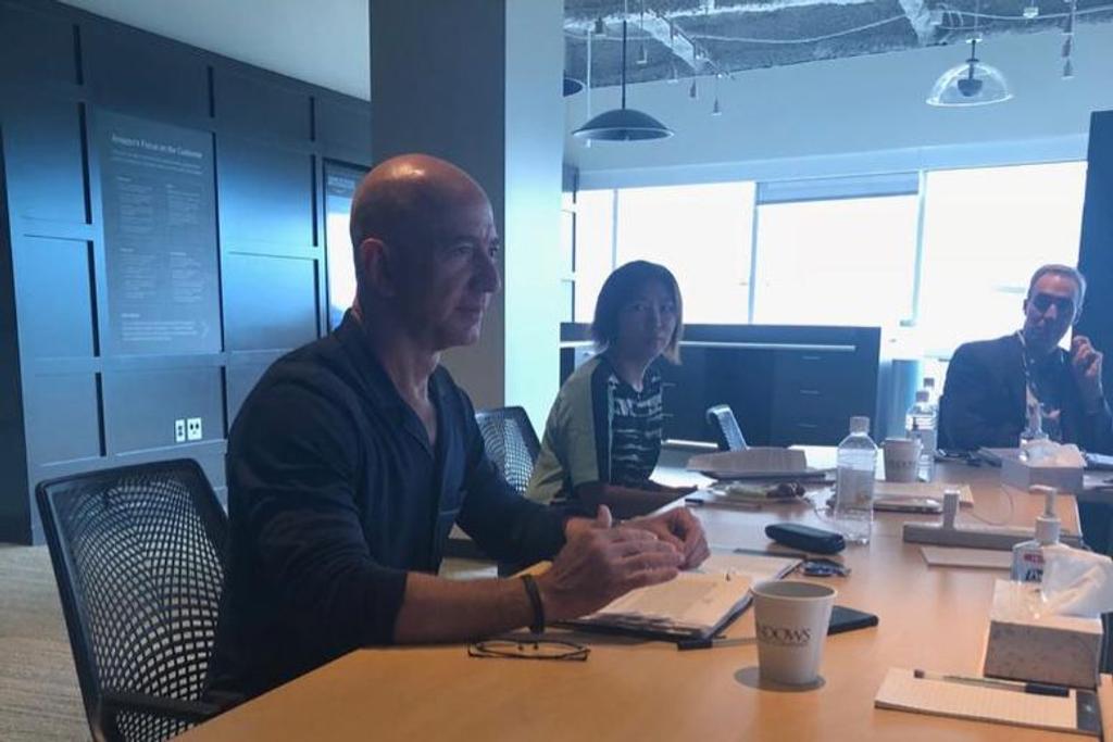 Jeff Bezos Amazon Meeting