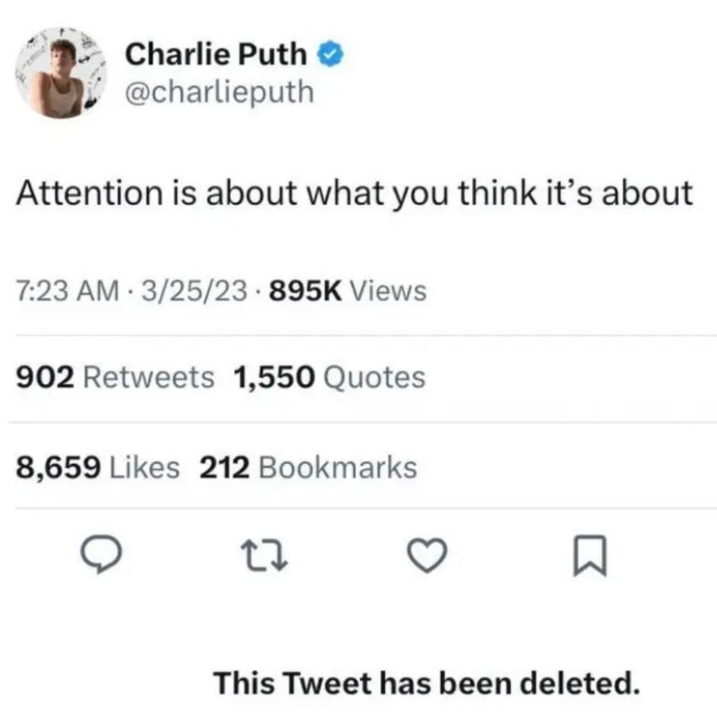 Charlie Puth Attention Selena