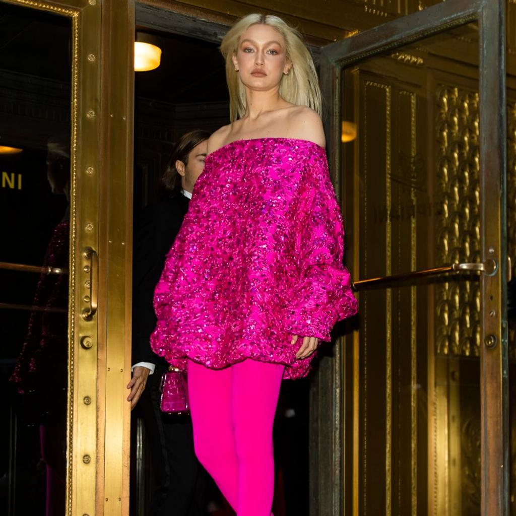 Gigi Hadid Barbiecore pink