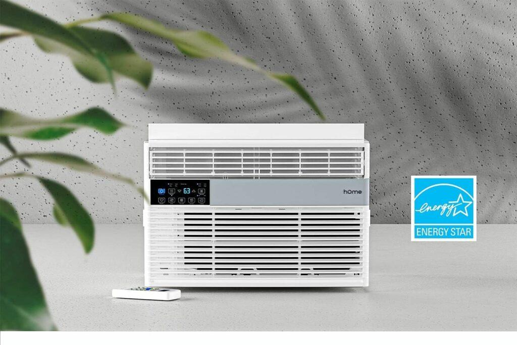 hOmeLabs Window Air Conditioner 8000 BTU 
