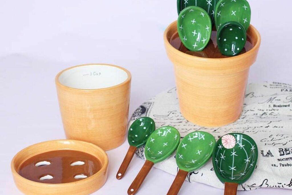 GICEY Cactus Measuring Spoons Set
